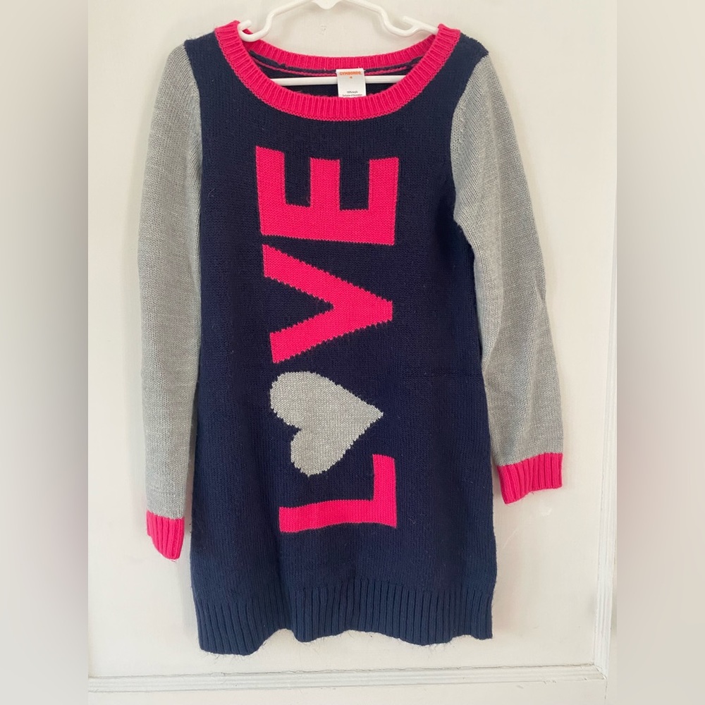 Gymboree Love Sweater Dress - Size 6